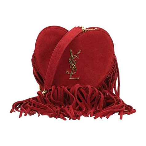 ysl suede heart fringe bag|Saint Laurent Official Online Store .